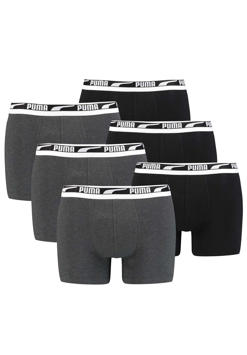 

Боксеры Puma Boxershorts PUMA MEN MULTI LOGO BOXER 6P, цвет Black Combo