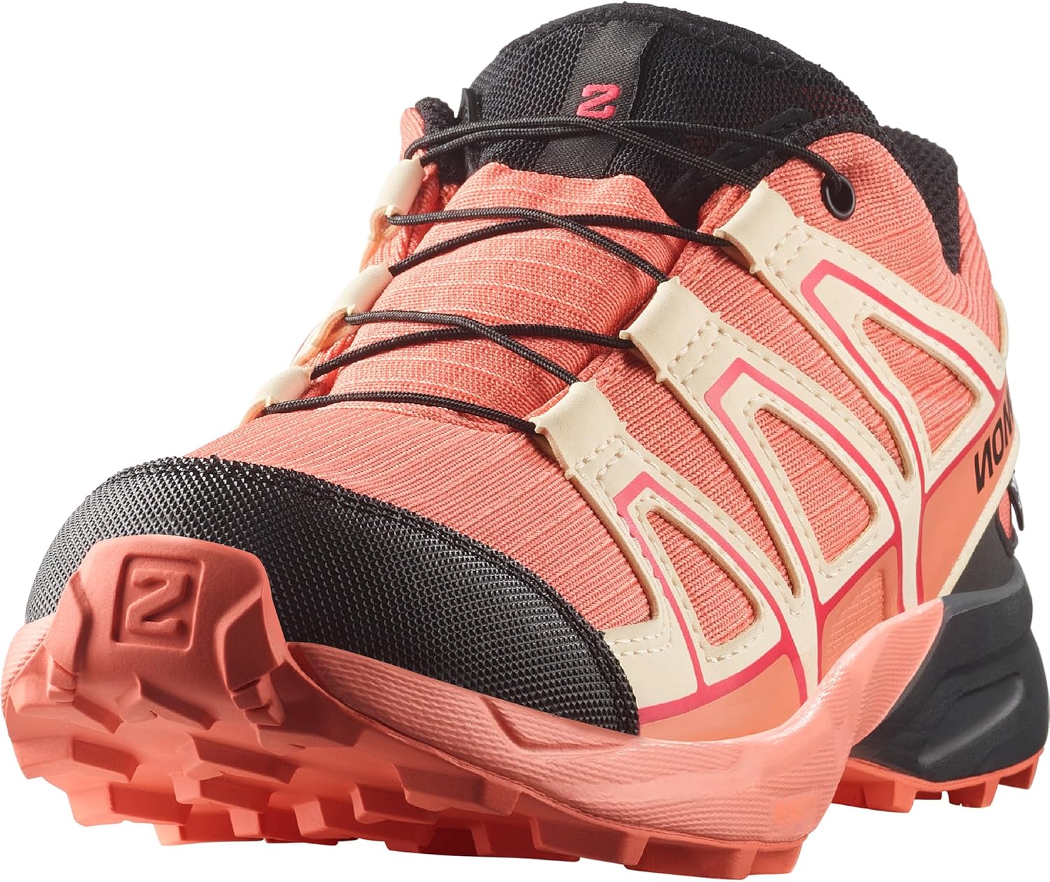 Детские водонепроницаемые кроссовки Salomon SPEEDCROSS CLIMASALOMON, Emberglow/Tender Peach/Fusion Coral — фото 3