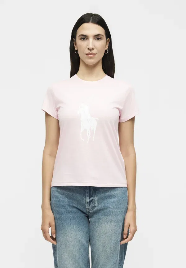 Футболка принтованная Polo Ralph Lauren, карамельно-розовый