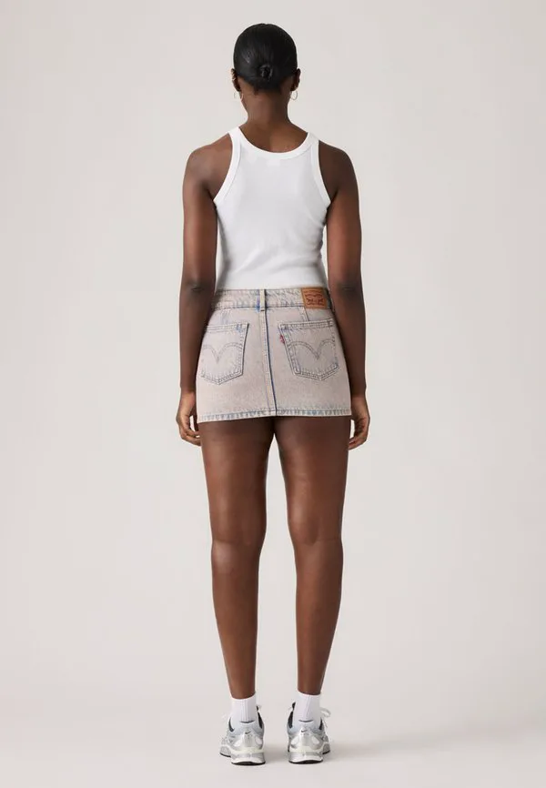 Супернизкая джинсовая юбка Levi'S, Rose Water Skirt — фото 3