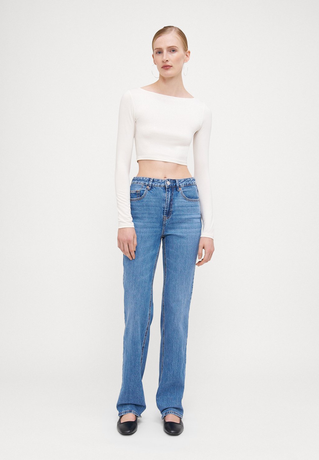 

Джинсы прямого кроя VMTESSA Vero Moda Tall, синий деним
