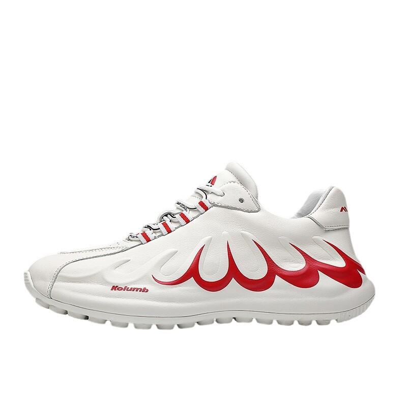 

Кроссовки мужские Lifestyle Shoes Men Low-Top Red Kolumb, белый/красный