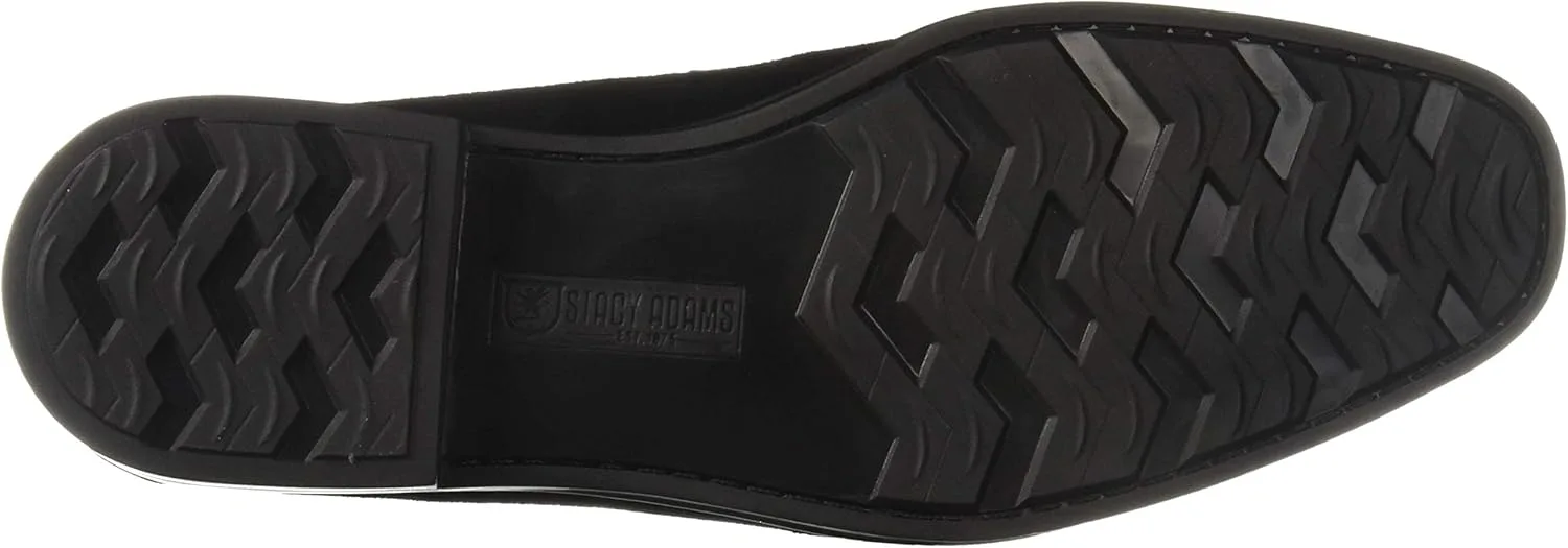 Мужские лоферы Stacy Adams Neville Moc-Toe Slip-On Penny Loafer, черный/черный — фото 4