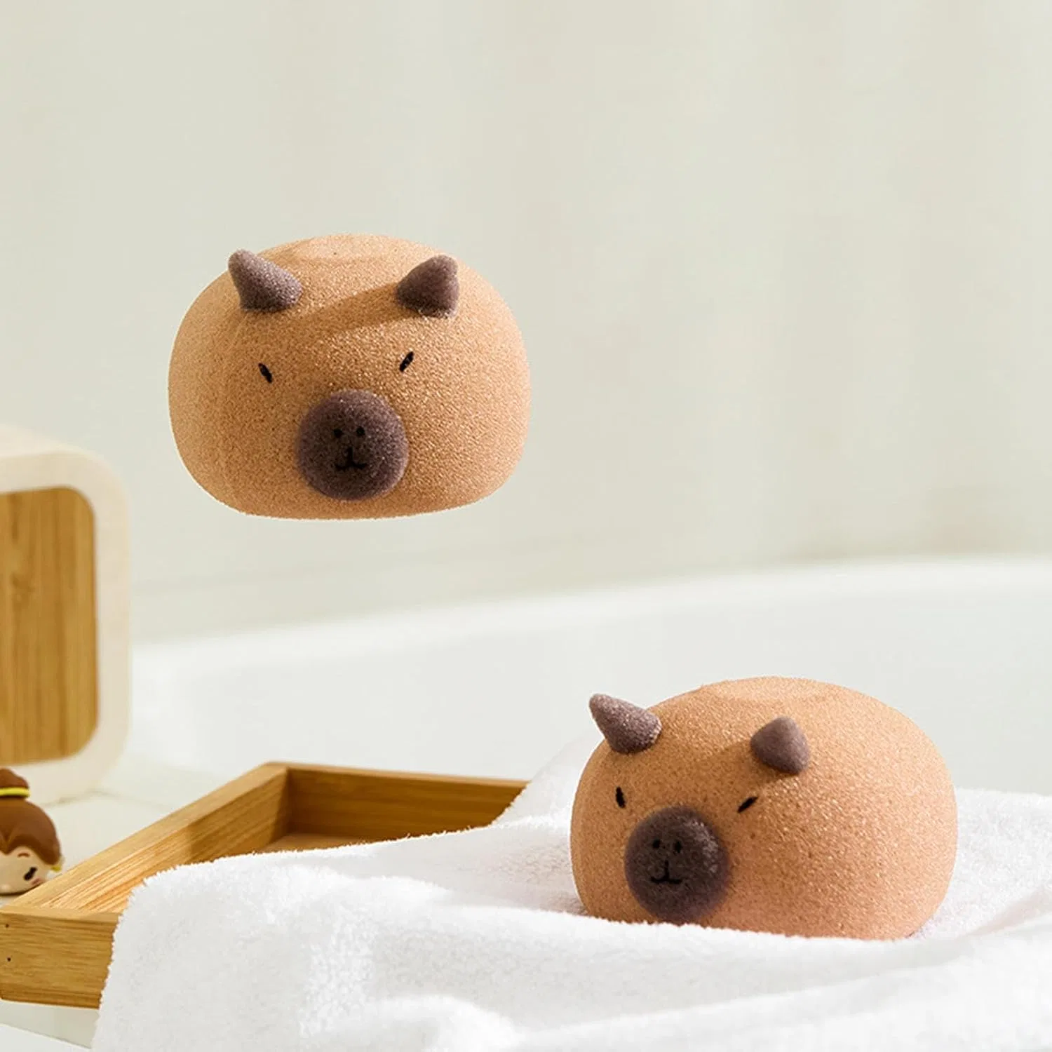 Детская мочалка для купания Capybara, YsXoWiui, 1 шт, 12x10x8.5 см — фото 4