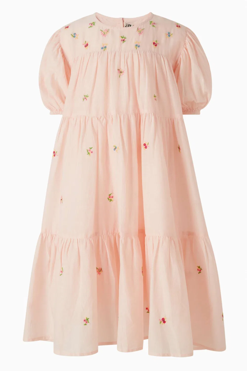 Платье с вышивкой ярусное Bonton