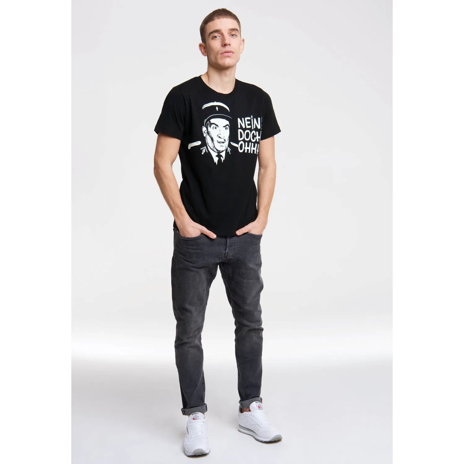 Детская хлопковая футболка с принтом Le Gendarme de Saint-Tropez LOGOSHIRT, Black — фото 2