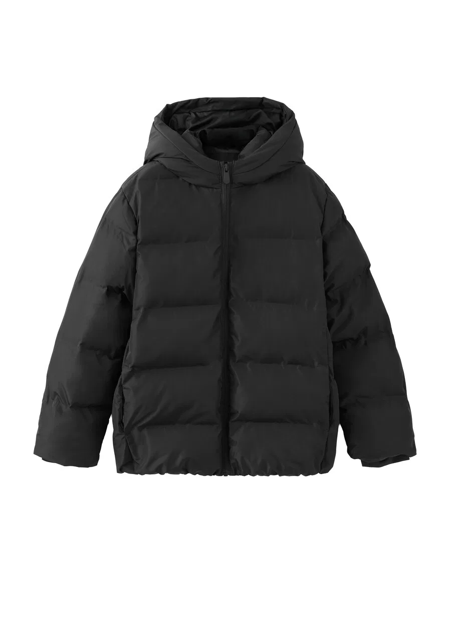 Детская зимняя куртка MANGO KIDS 'AFRICA' черного цвета