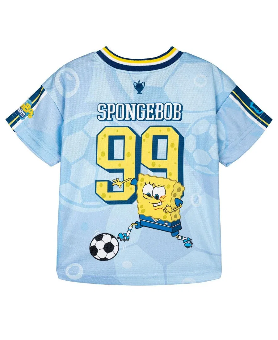 Футболка с коротким рукавом с принтом SpongeBob Soccer Jersey SpongeBob SquarePants, Light Blue — фото 2