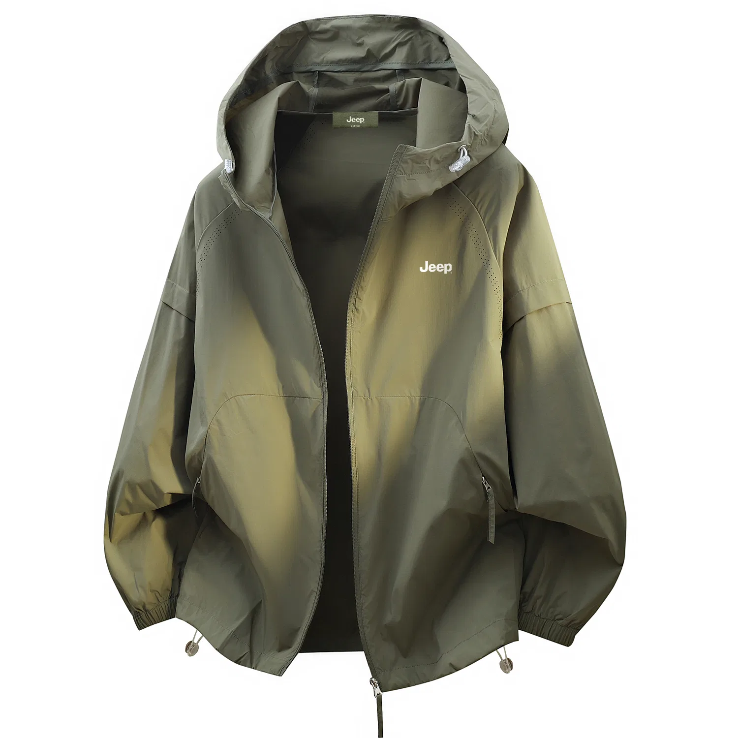 Детская худи с капюшоном из тонкой ткани Jeep, Army Green