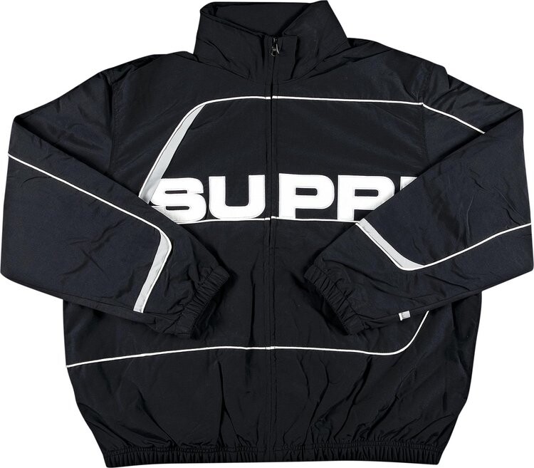 

Куртка Supreme S Paneled Track Jacket 'Black', черный