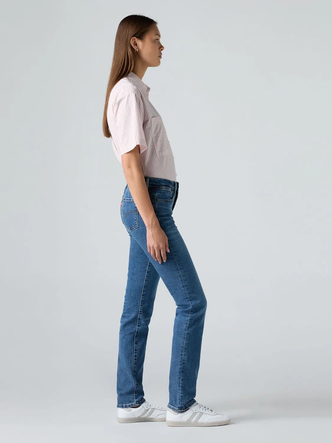 Джинсы slim fit с прорезными карманами Levi's, синие — фото 4