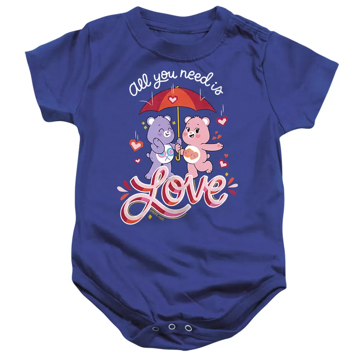 Детский боди-комбинезон с коротким рукавом Care Bears, Royal