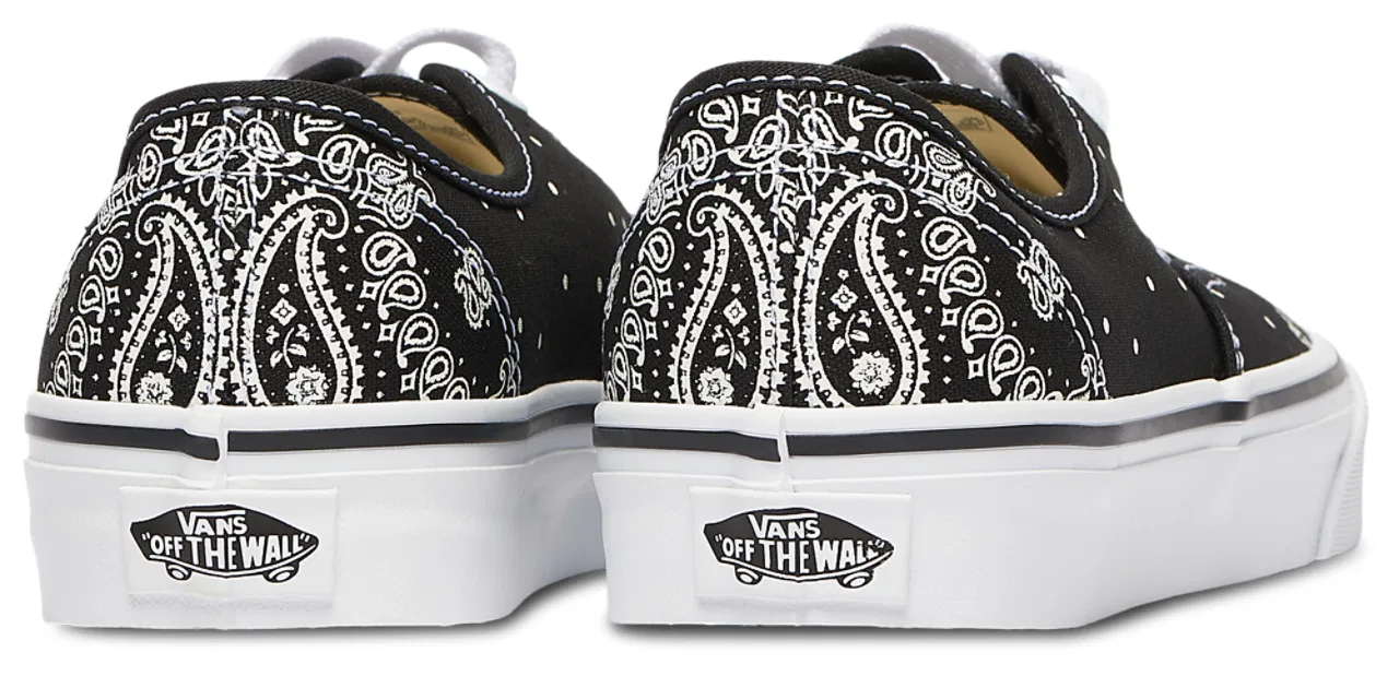 Кроссовки для мальчиков Authentic Vans, белый/черный — фото 3