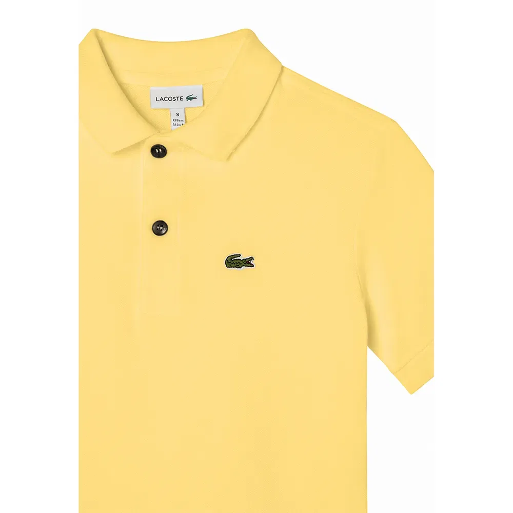 Сникерсы Lacoste Kids, желтый — фото 3