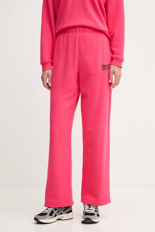 

Спортивные хлопковые брюки Dkny, розовый