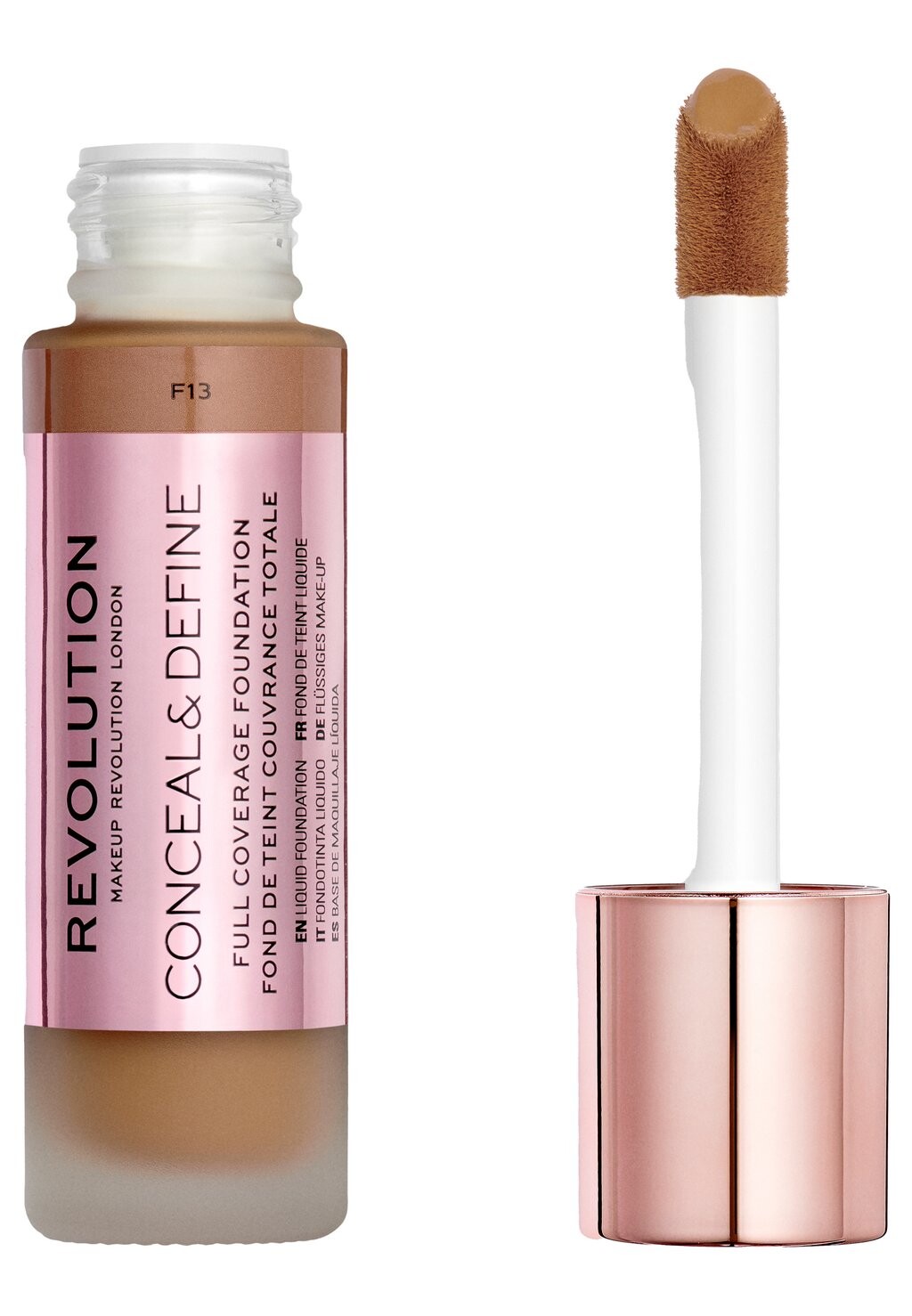 

Тональная основа Conceal & Define Foundation Makeup Revolution, цвет f13