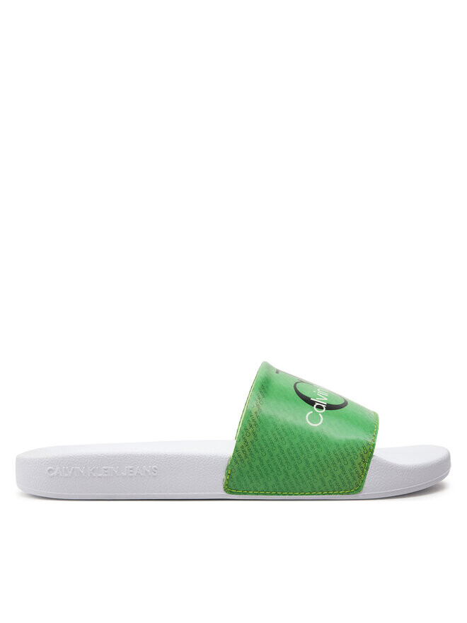 

Мюли Calvin Klein Jeans Slide Lenticular Ml Wn YW0YW01403, зеленый