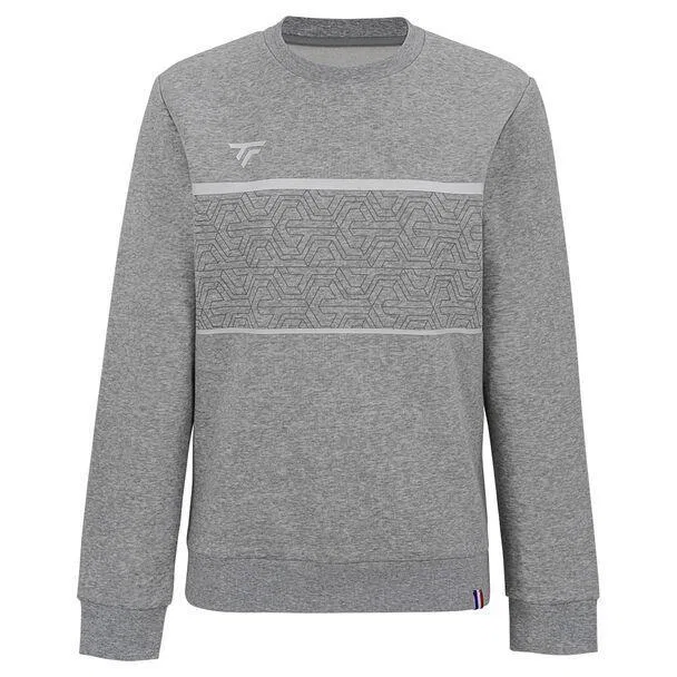 Детский свитшот для девочек с принтом Team Tecnifibre, Цвет Grau Silber