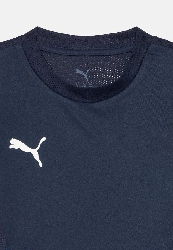 Футболка дышащая Puma, белый/темно-синий — фото 3