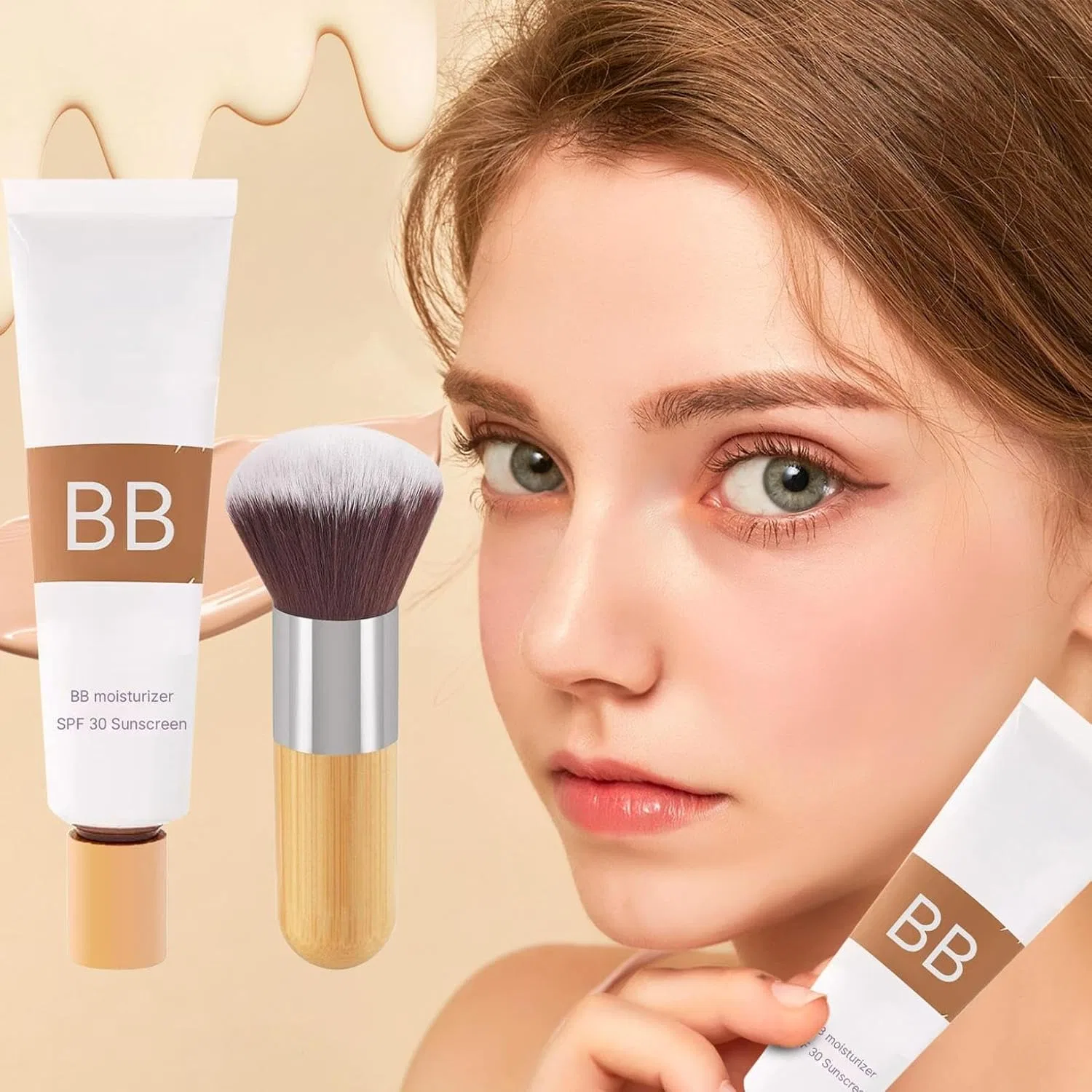 BB-крем Tinted Care Primer с кистью, SPF30, 30 мл Generic — фото 4