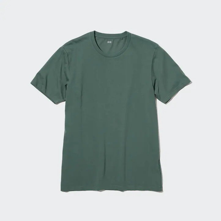 Футболка Uniqlo Supima 100% хлопок, черная — фото 2