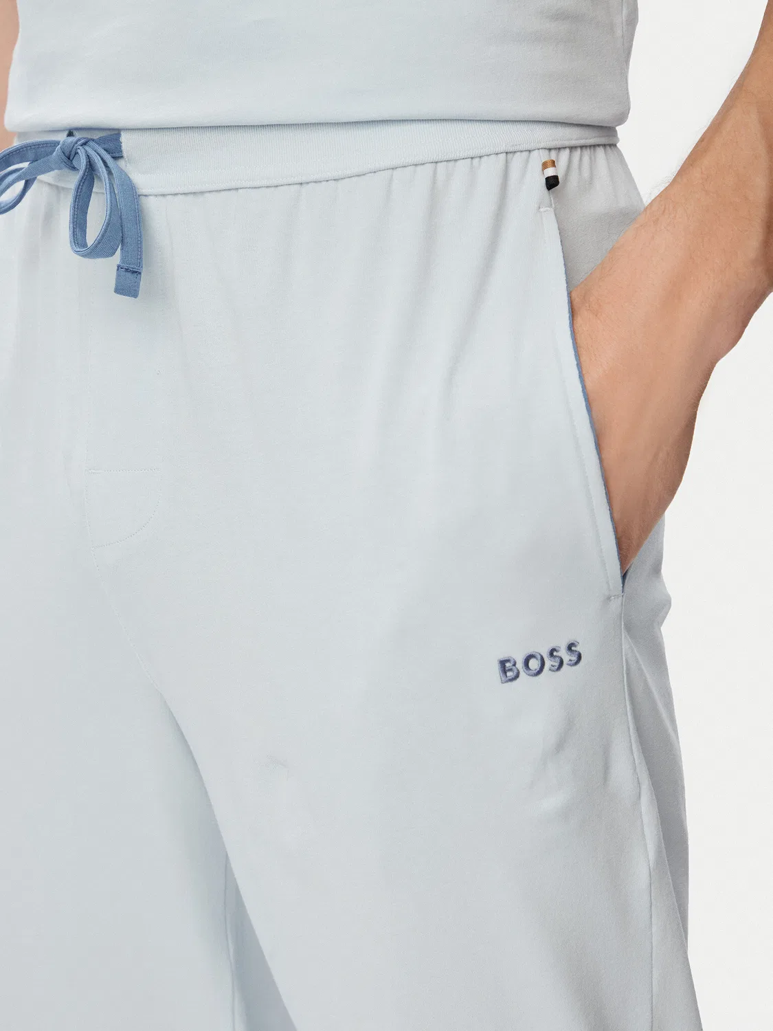 Мужские спортивные брюки стандартного кроя Mix&Match Boss, голубой — фото 4