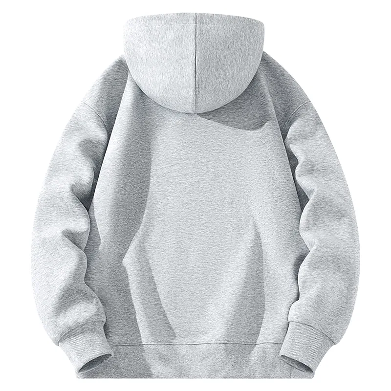 Детский худи с капюшоном средней плотности MINISO, Heather Gray — фото 3