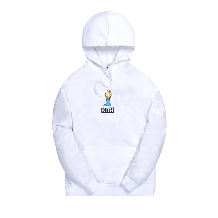 

Худи Kith For The Simpsons Maggie Logo Hoodie 'White', белый