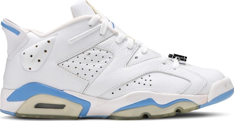 

Кроссовки Air Jordan 6 Retro Low University Blue, белый, Белый;серый, Кроссовки Air Jordan 6 Retro Low University Blue, белый