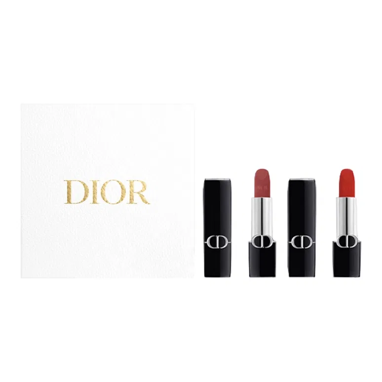 Женский комплект помад с матовым финишем, 999 Legend Red + 720 Sandalwood Crimson, DIOR, Red/Crimson