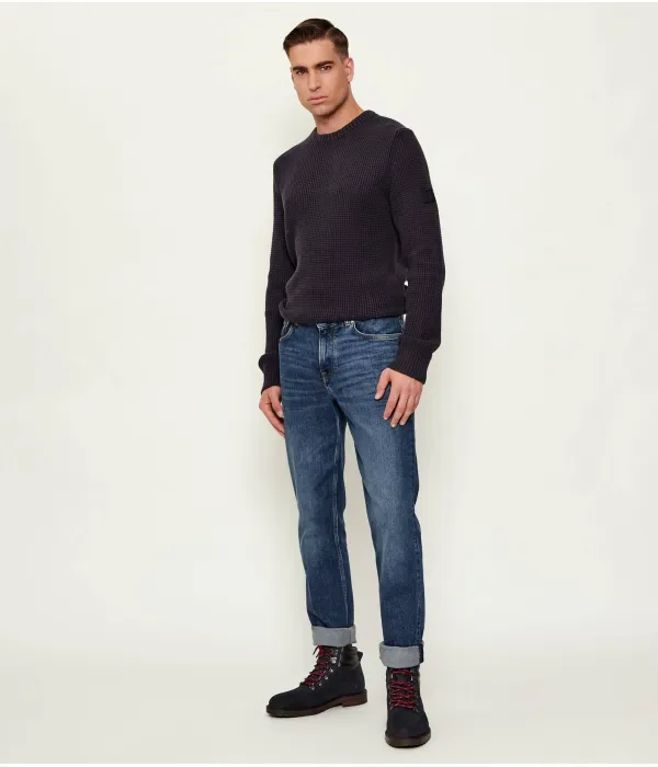 Высокие кожаные туфли Tommy Hilfiger, темно-синий — фото 2