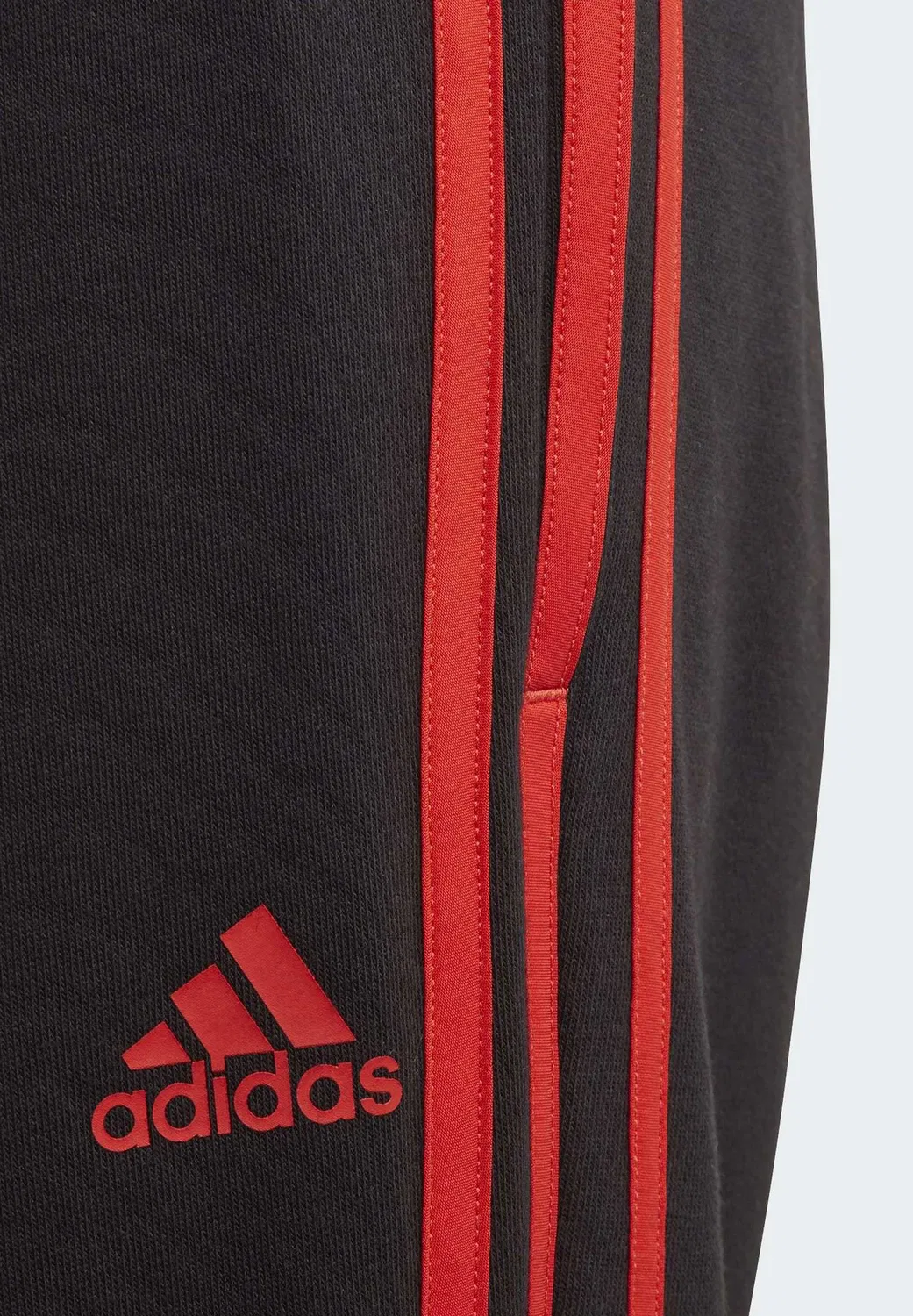 Яркие спортивные штаны - брюки от спортивного костюма Adidas Performance, Black — фото 4