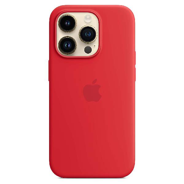 Чехол силиконовый Apple iPhone 14 Pro с MagSafe, (PRODUCT) RED - фото