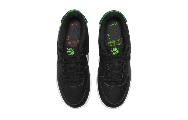 Кроссовки Nike Air Force 1/1 Low, черный/серебристый — фото 4