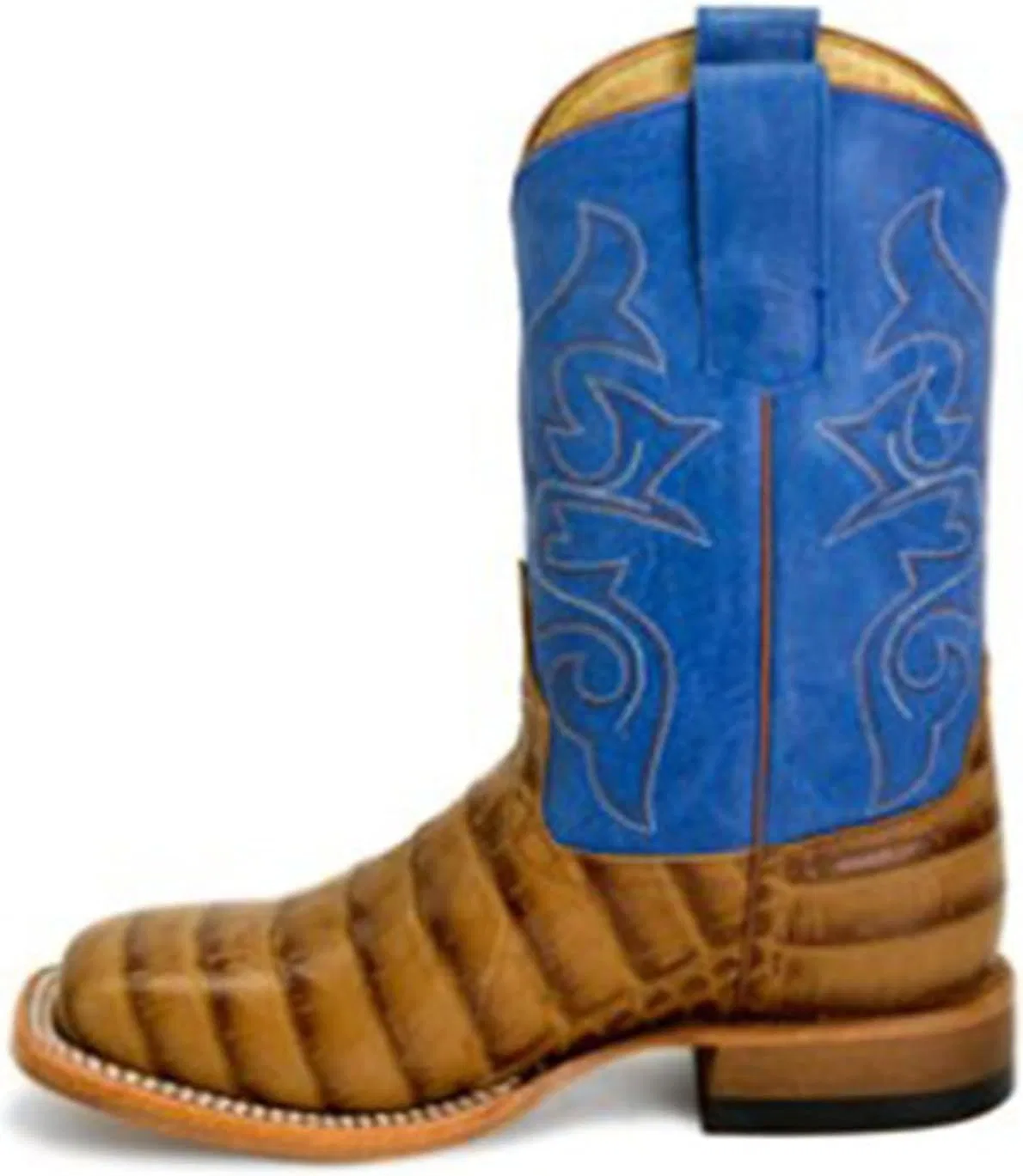 Детские ботинки для мальчиков с широким квадратным носком Horsepower Royal Sinsation Western Boot HORSE POWER, Tan — фото 3