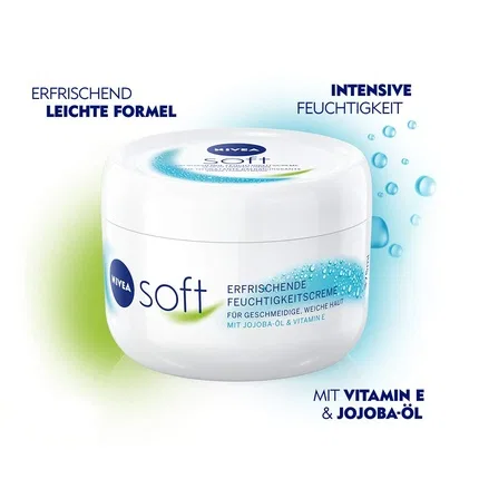 Крем увлажняющий освежающий NIVEA Soft, 375 мл