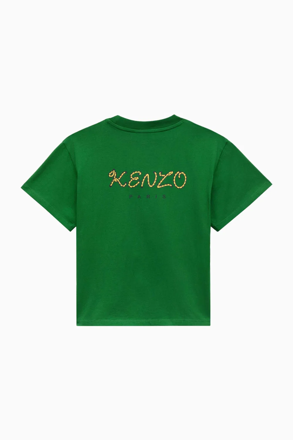 Футболка с вышивкой тигра хлопковая KENZO KIDS — фото 2