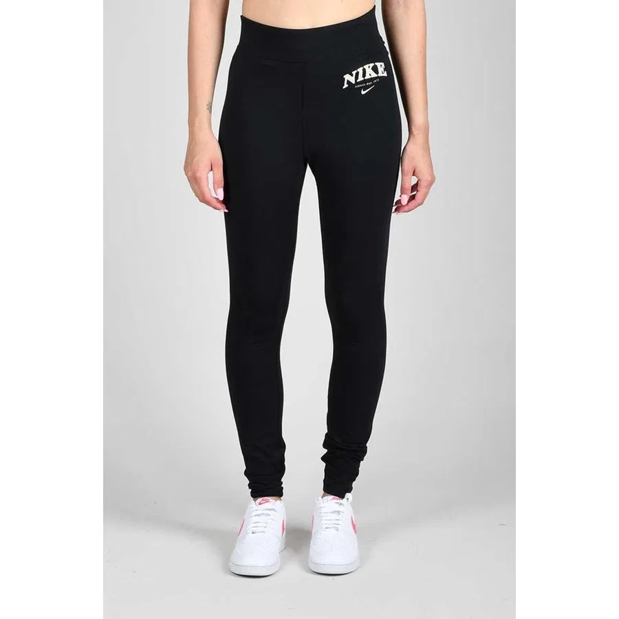 Леггинсы с высокой посадкой Varsity Nike, Черный — фото 3