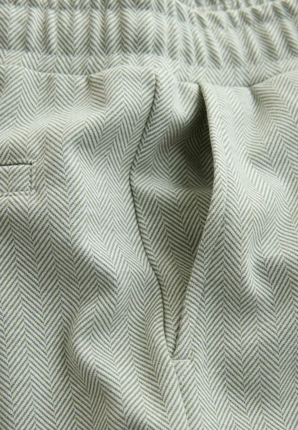 Шорты из полиэстера и вискозы Next, sage green, зеленый — фото 3