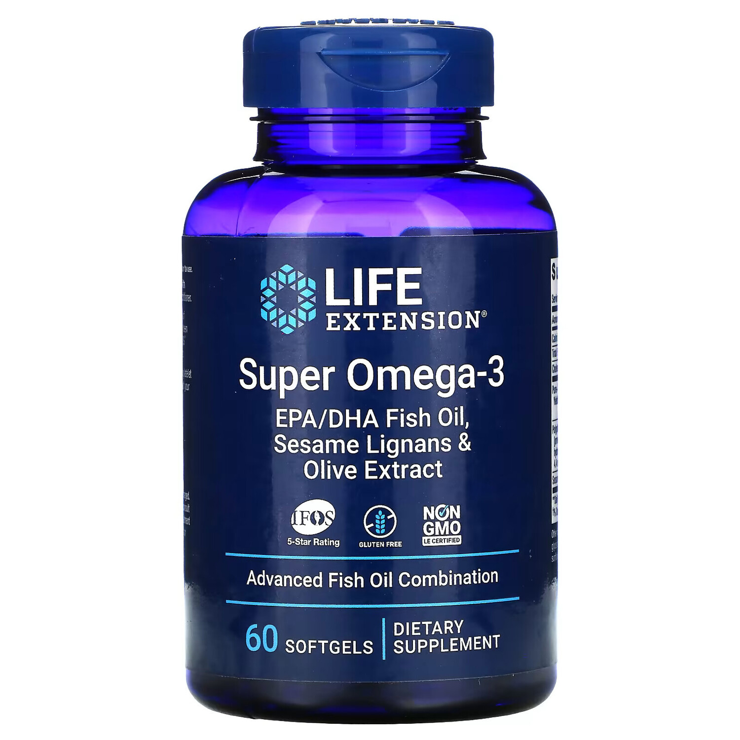 

Life Extension, Super Omega-3, 60 мягких таблеток