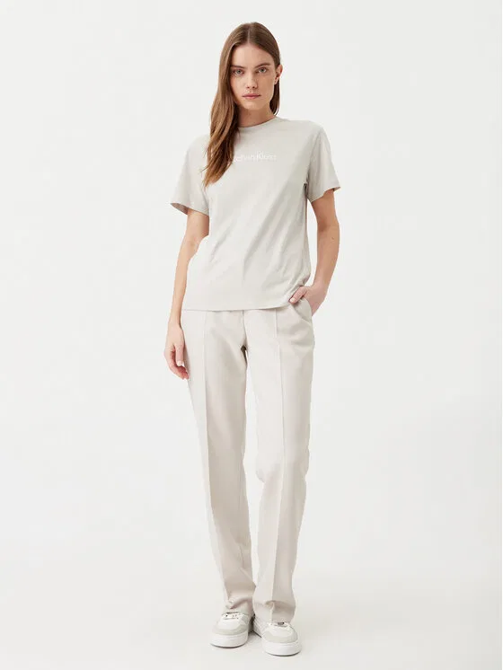 Футболка regular fit Hero Logo Calvin Klein, серый — фото 2