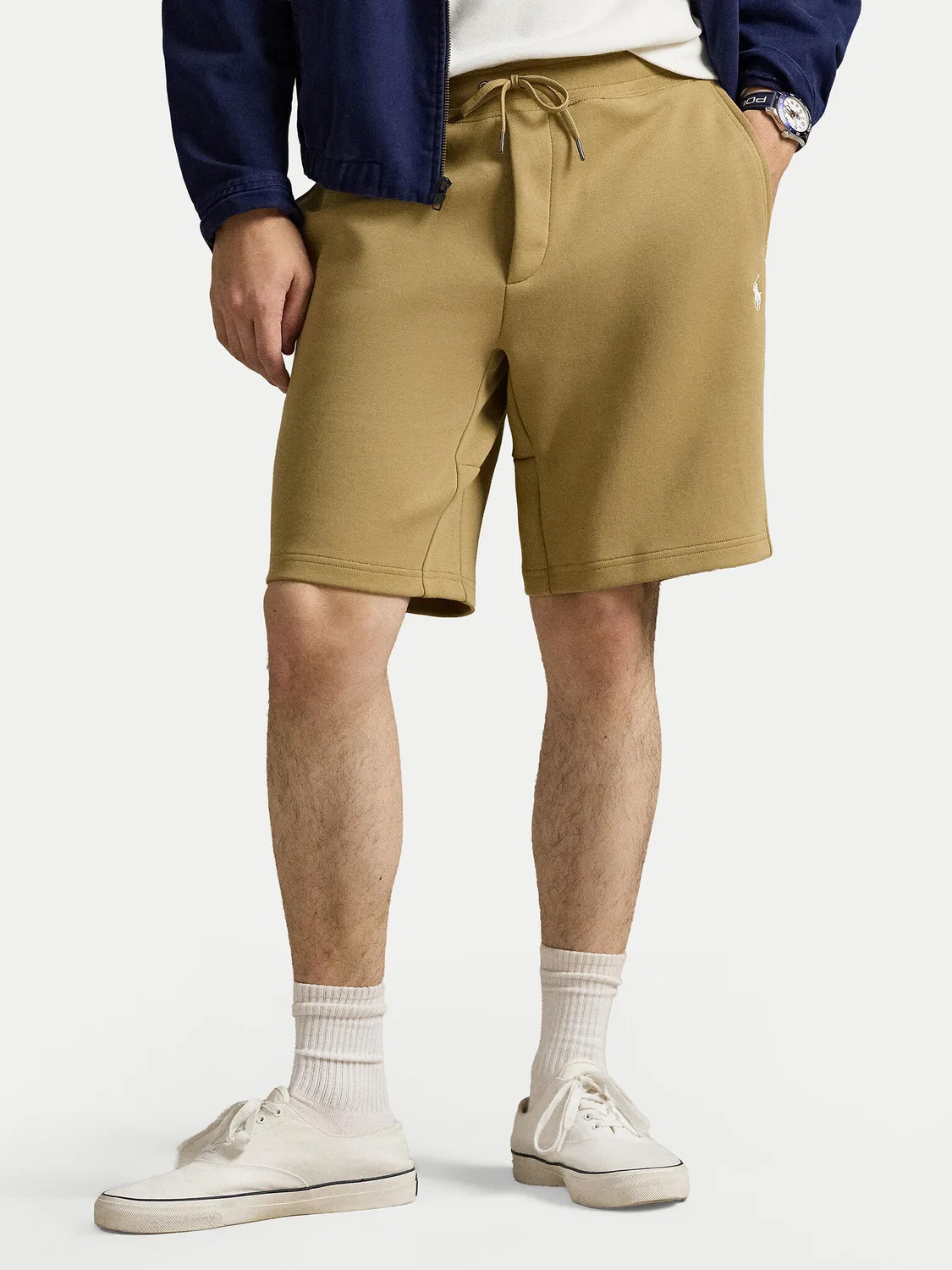 Мужские спортивные шорты стандартного кроя Polo Ralph Lauren, бежевый