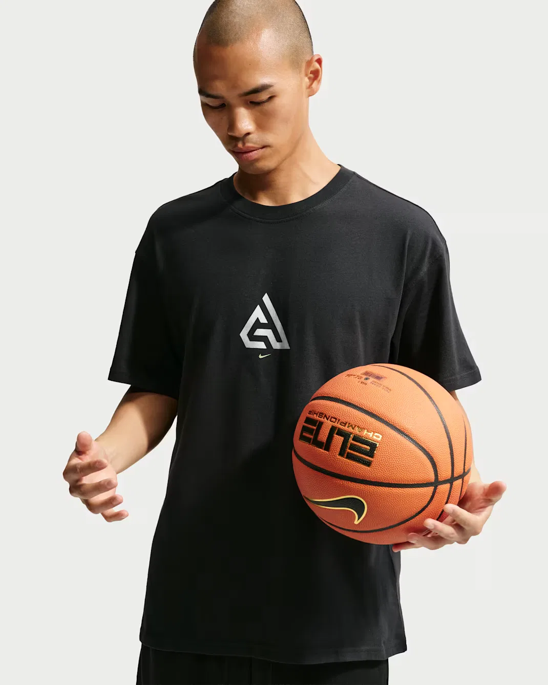 Мужская баскетбольная футболка Giannis Nike, Black