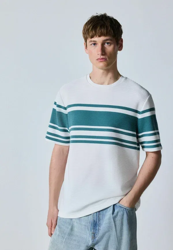 Футболка с принтом Regular Fit Smart Block T-shirt Next, зеленый
