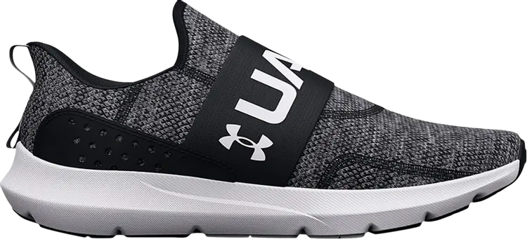 

Кроссовки Under Armour Wmns Surge 3 Slip Black White, черный