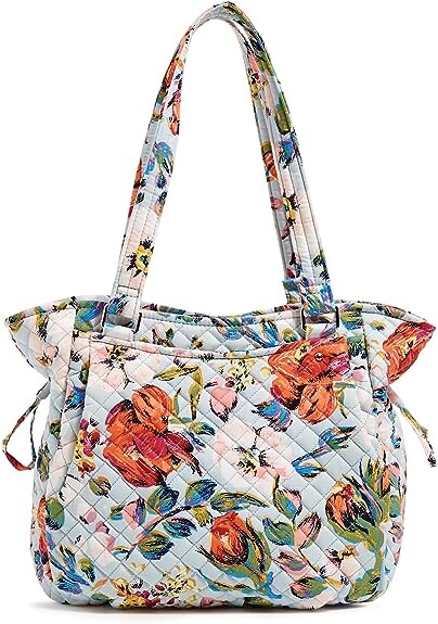 

Женская хлопковая сумочка-сэтчел Vera Bradley Glenna, цветочный рисунок