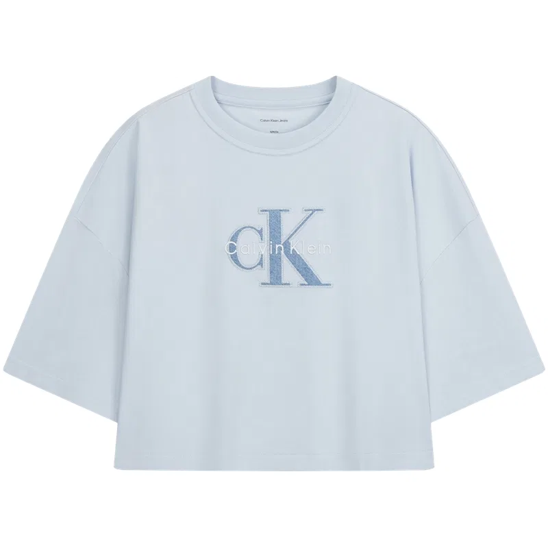 Женская футболка с круглым вырезом Calvin Klein, Misty Blue