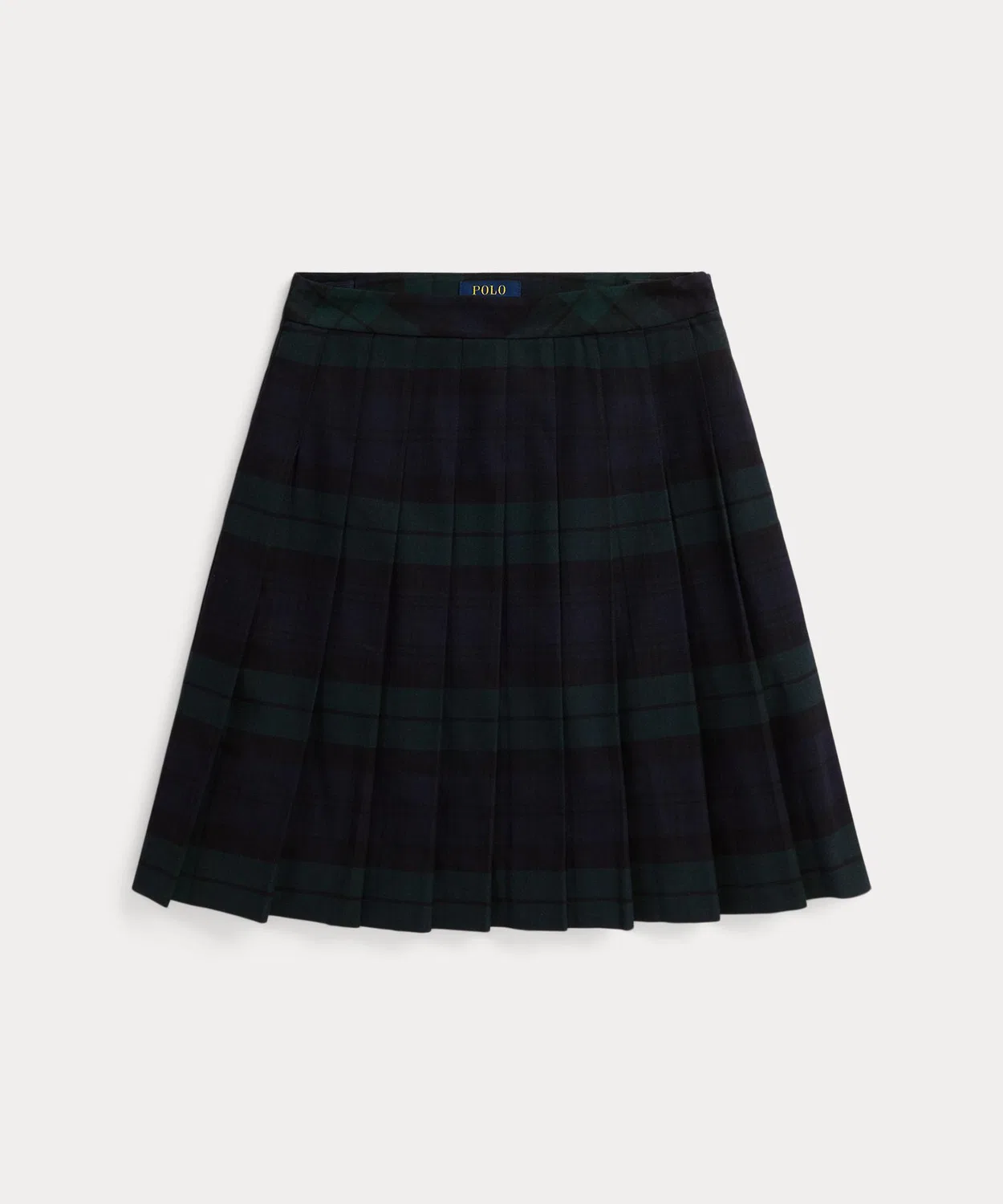 Детская плиссированная юбка в клетку с регулируемой талией POLO RALPH LAUREN CHILDRENSWEAR, Black