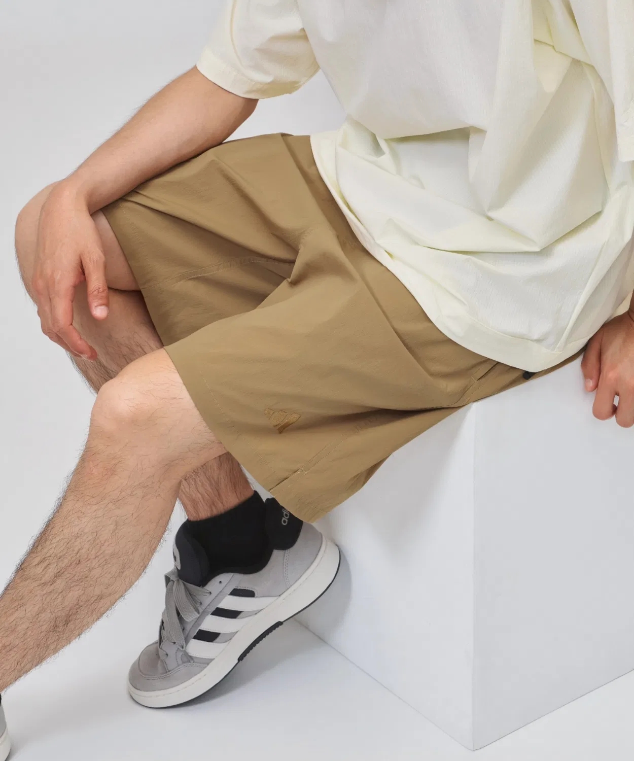 Мужские шорты с быстросохнущей тканью M COOL CASU Adidas, Beige