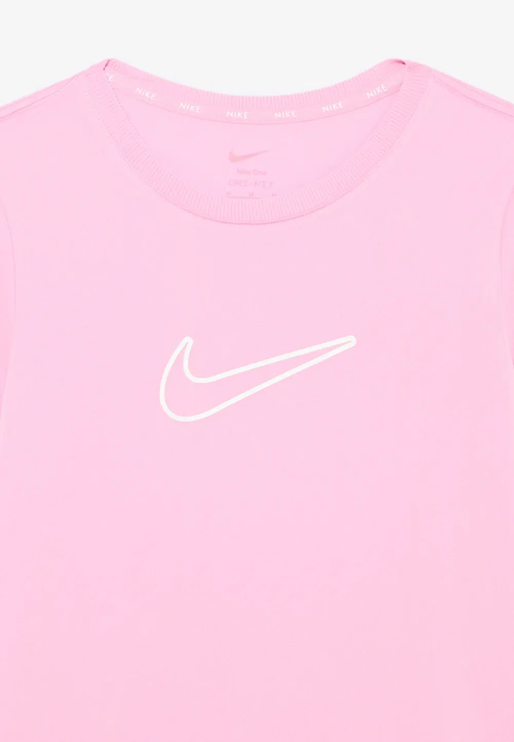 Спортивная футболка унисекс Nike Performance, Pink Rise/White — фото 3